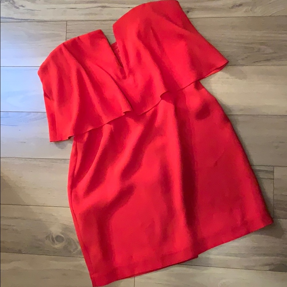 BCBG STRAPLESS DRESS
